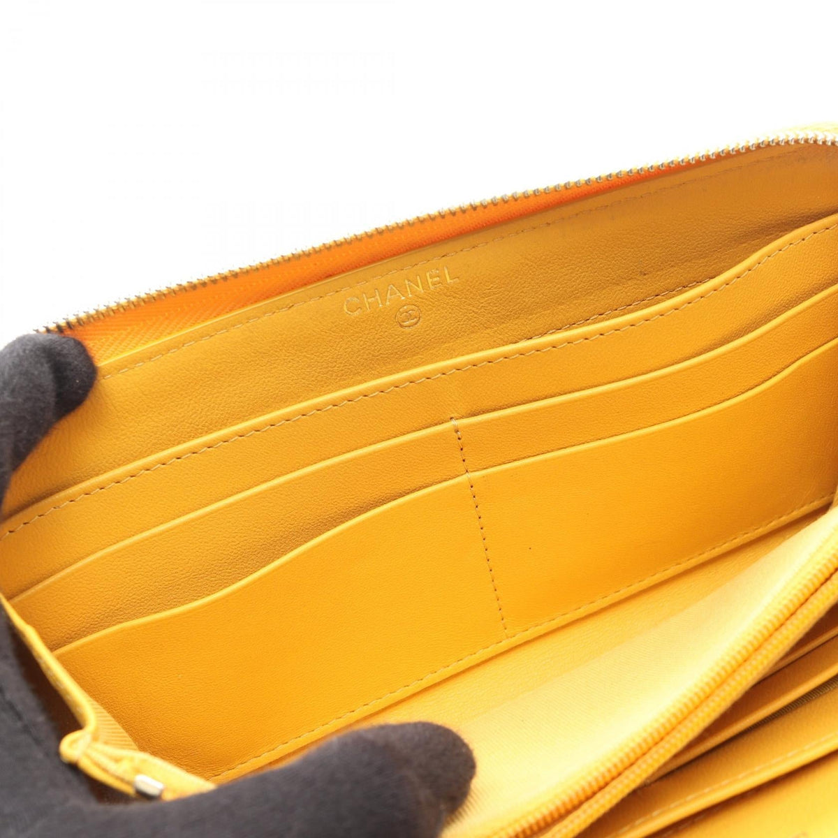 CHANEL Matelassé Wallet · Lambskin