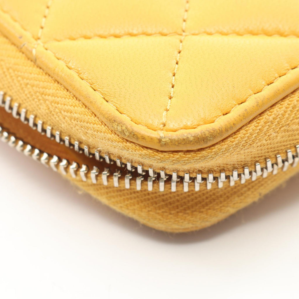 CHANEL Matelassé Wallet · Lambskin