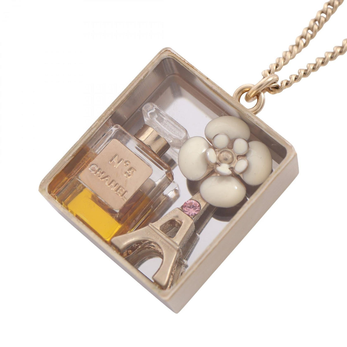 Chanel No5 Camellia · Pendant Necklace