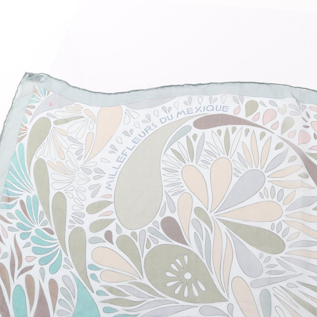 Hermès Millefleurs du Mexique · Silk Chiffon