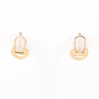 Dior CD Logo · Rhinestone Clip Earrings