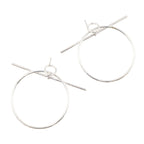 Hermès Loop · Sterling Silver Earrings
