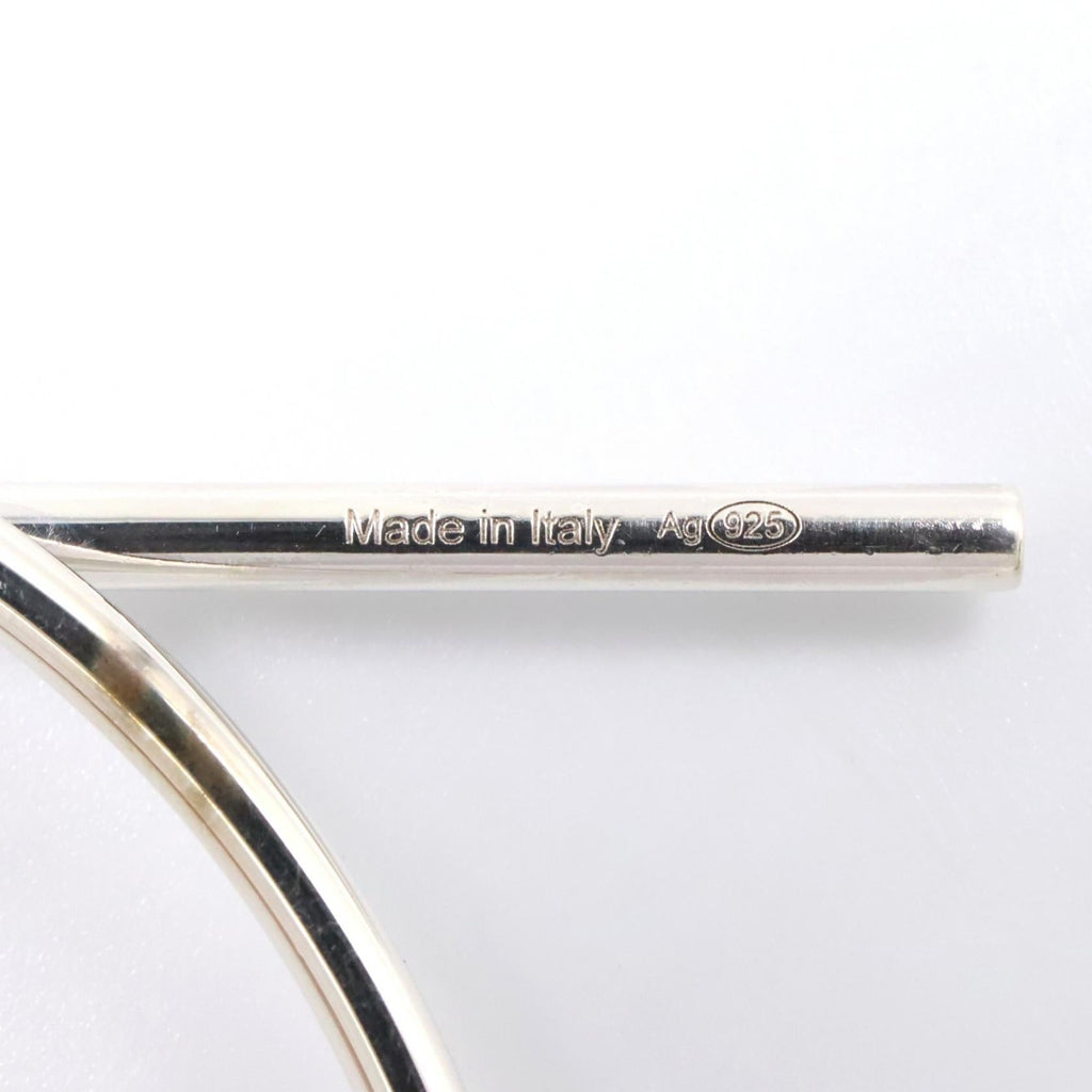 Hermès Loop · Sterling Silver Earrings