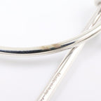 Hermès Loop · Sterling Silver Earrings