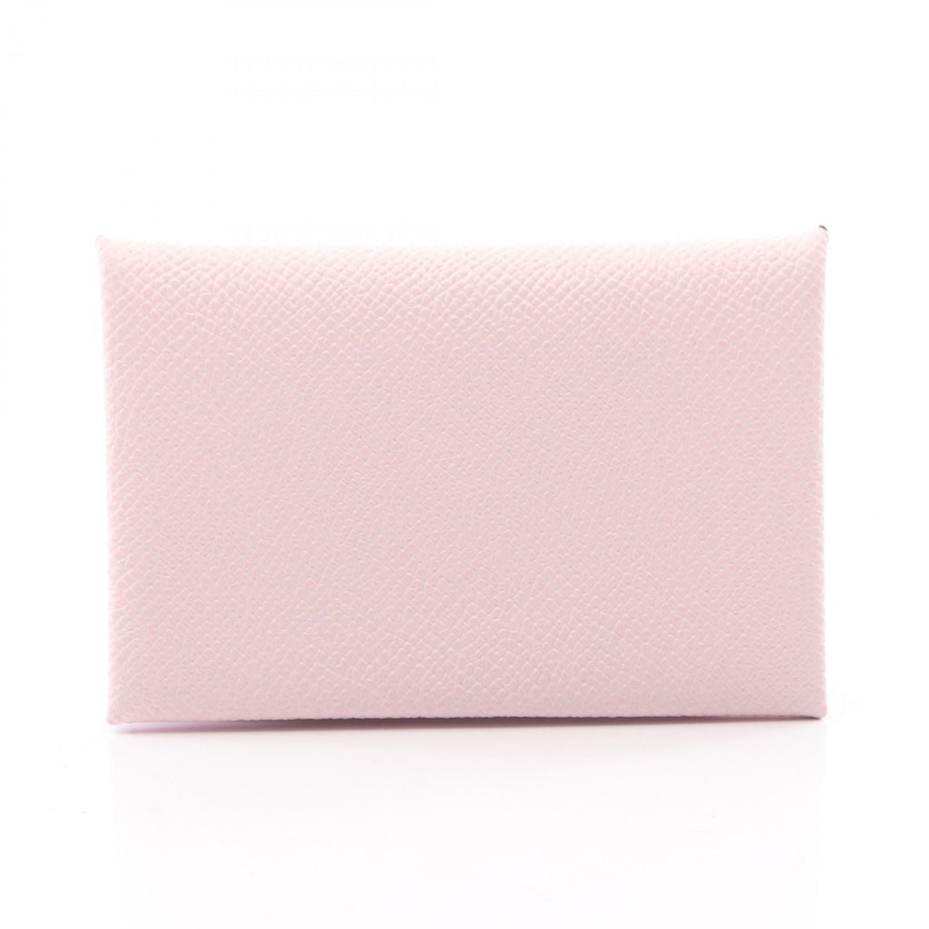 Hermès Calvi · Epsom Leather · Rose Eglantine