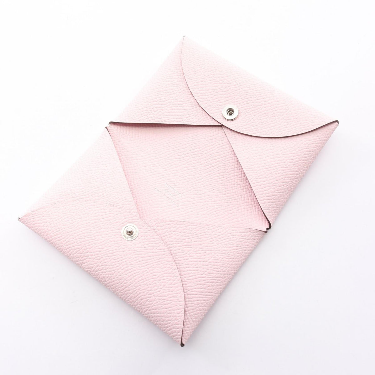 Hermès Calvi · Epsom Leather · Rose Eglantine