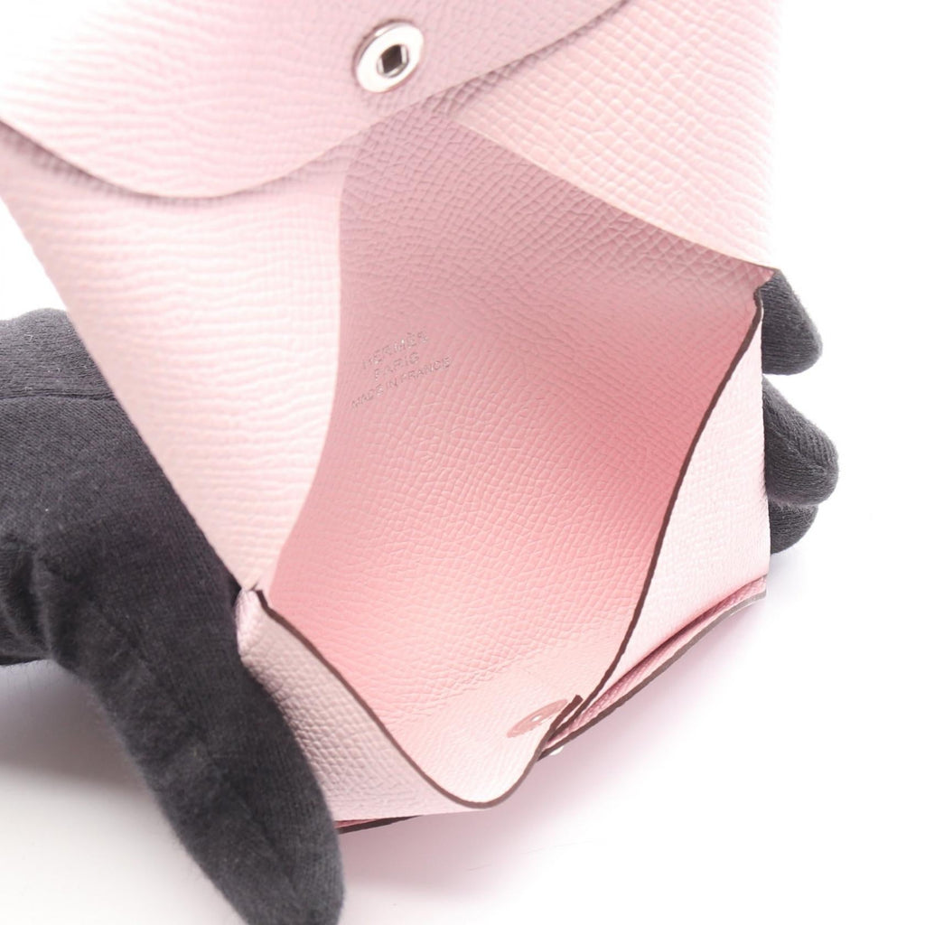 Hermès Calvi · Epsom Leather · Rose Eglantine