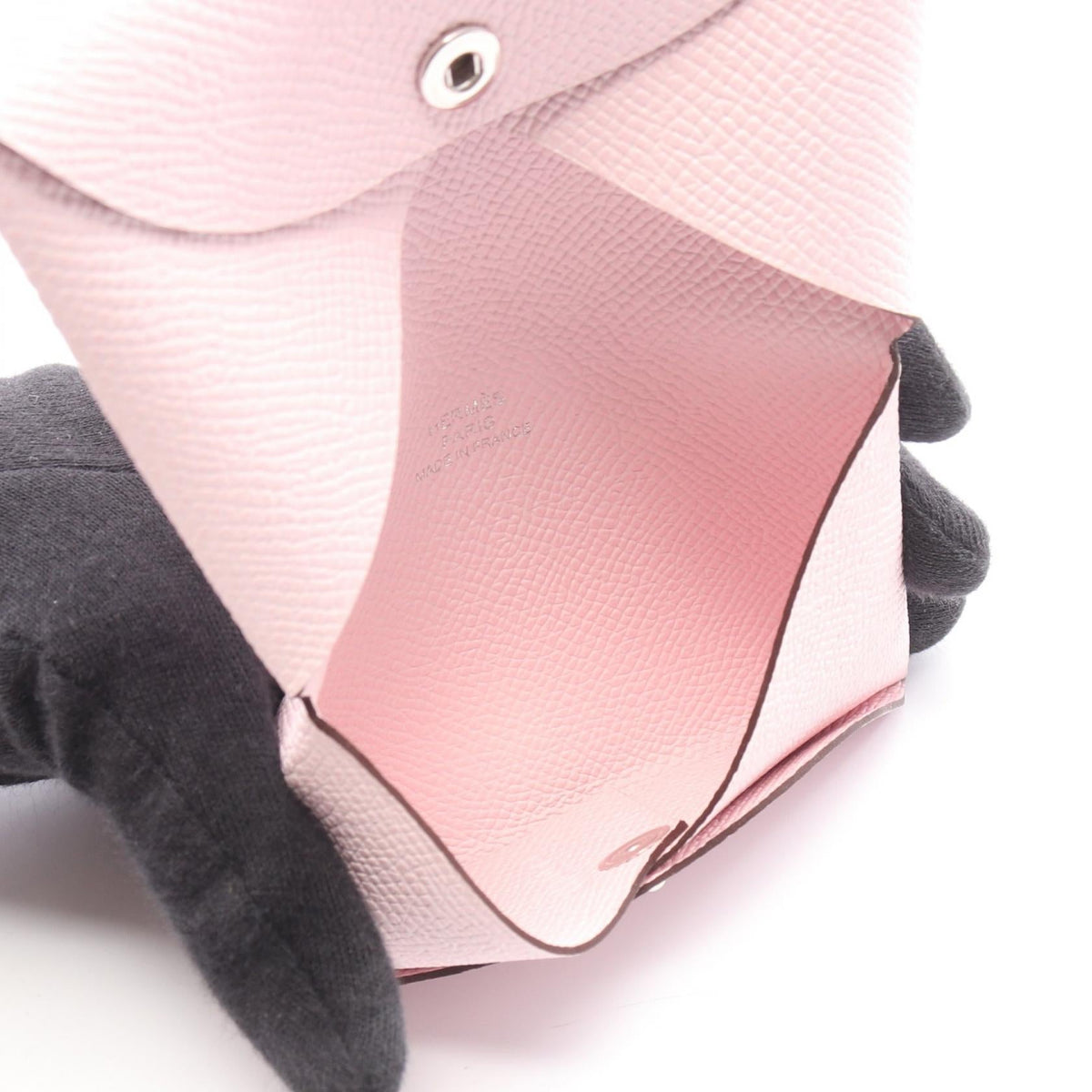 Hermès Calvi · Epsom Leather · Rose Eglantine