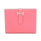 Hermès Bearn · Chèvre · Rose Azalée