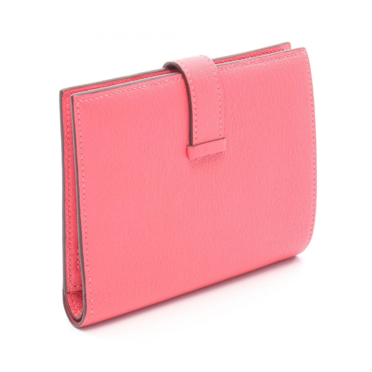 Hermès Bearn · Chèvre · Rose Azalée