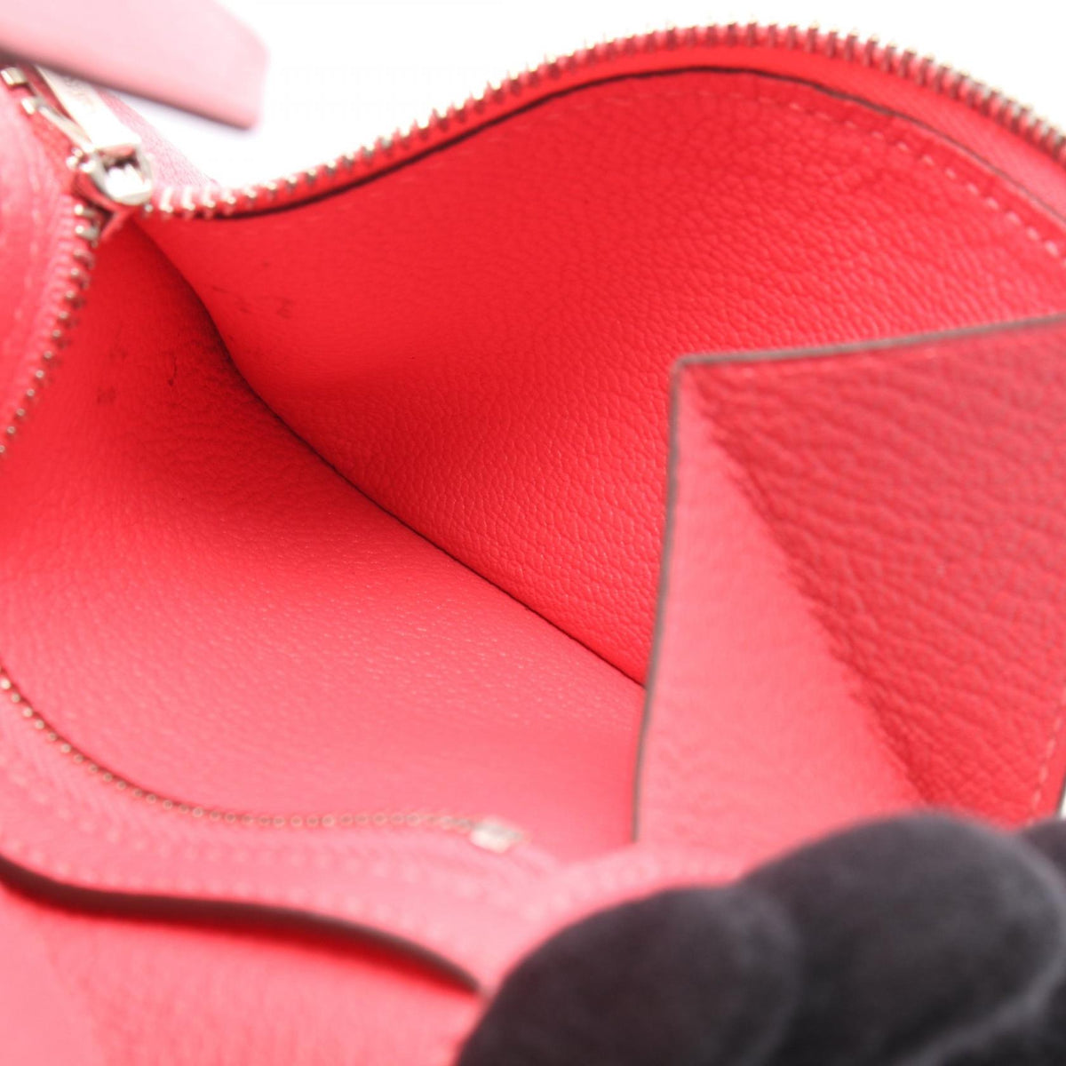Hermès Bearn · Chèvre · Rose Azalée