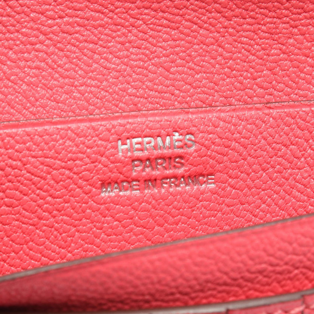 Hermès Bearn · Chèvre · Rose Azalée