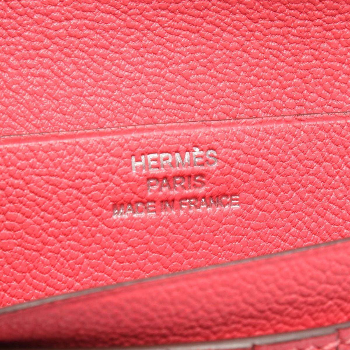 Hermès Bearn · Chèvre · Rose Azalée