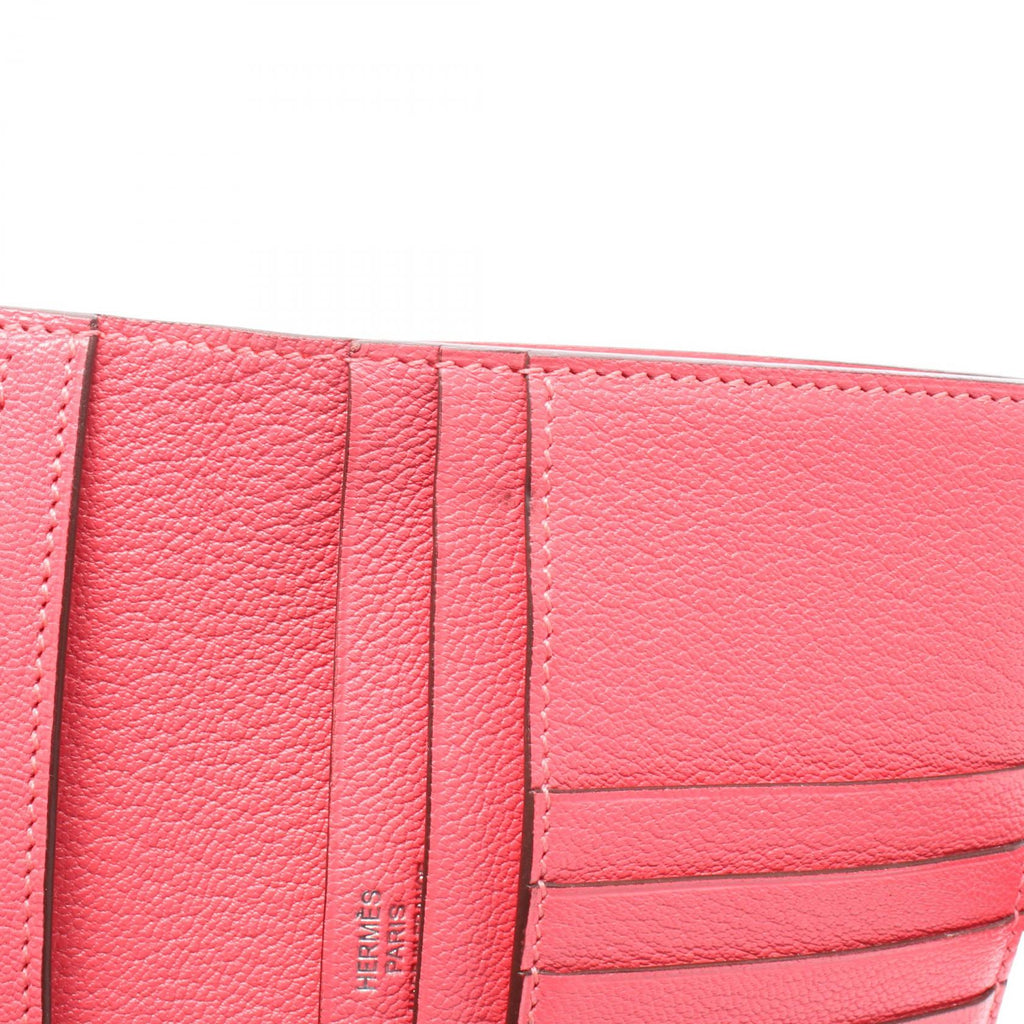 Hermès Bearn · Chèvre · Rose Azalée
