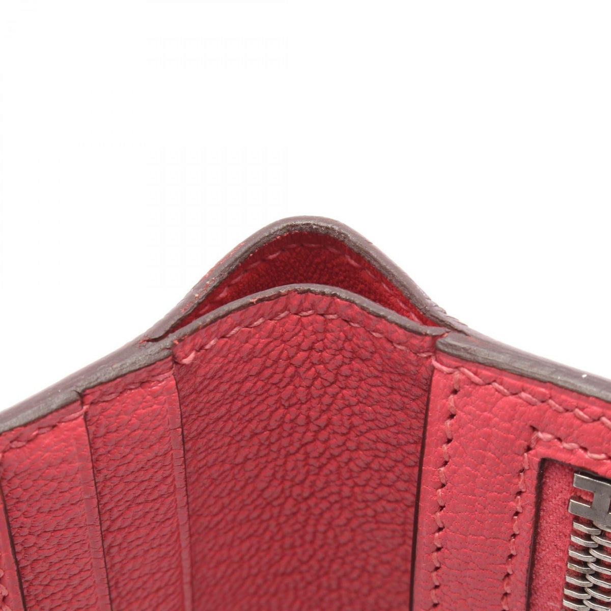Hermès Bearn · Chèvre · Rose Azalée