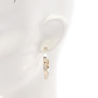 CHANEL COCO Hoop Earrings · Rhinestone