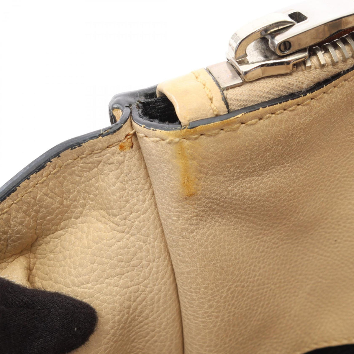 Prada Triangle Logo · Leather Tote