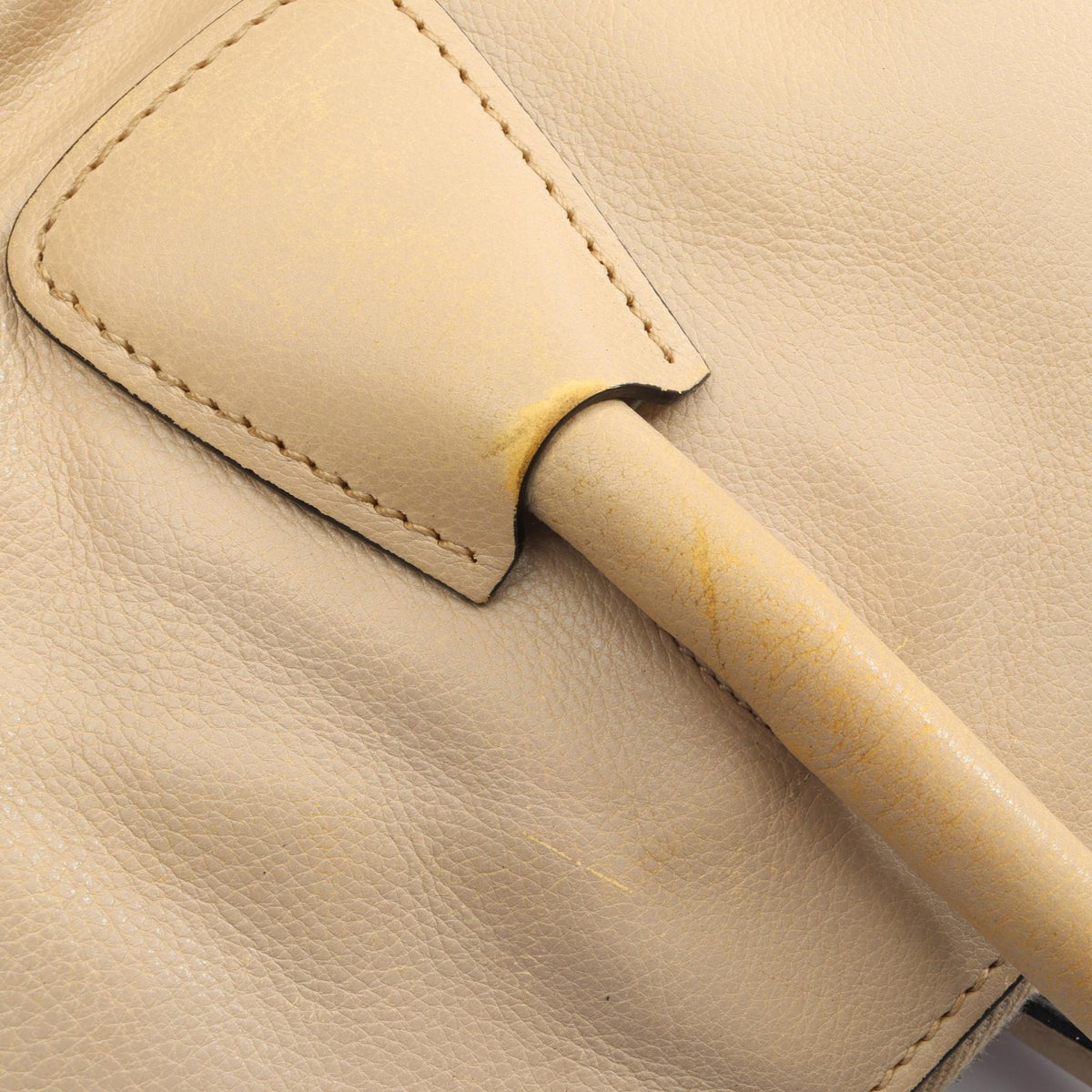Prada Triangle Logo · Leather Tote