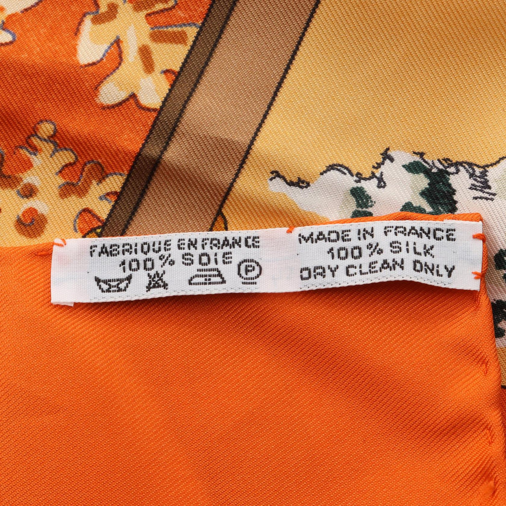Hermès Carré 90 · Neige d'Antan · Silk