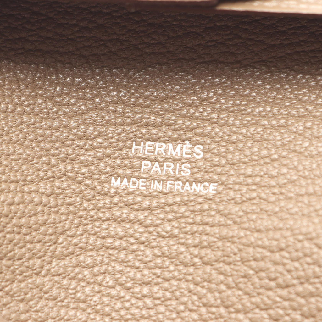 Hermès Bastia · Chèvre Leather · Étoupe