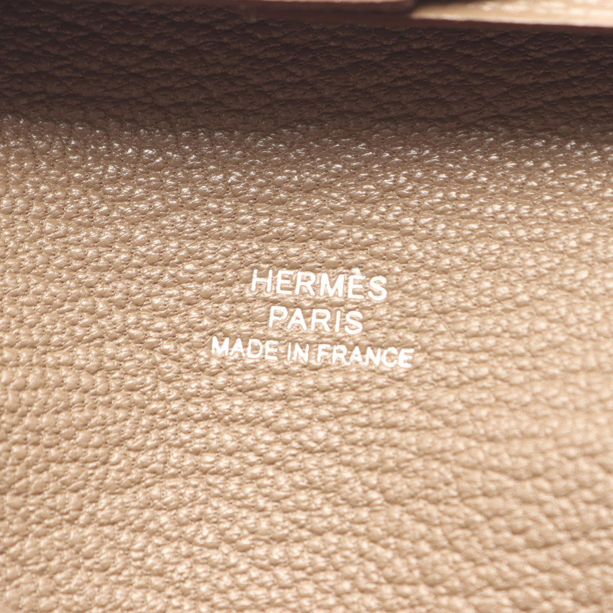 Hermès Bastia · Chèvre Leather · Étoupe