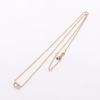 Dior CD Logo Necklace · Rhinestone