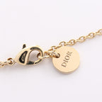 Dior CD Logo Necklace · Rhinestone
