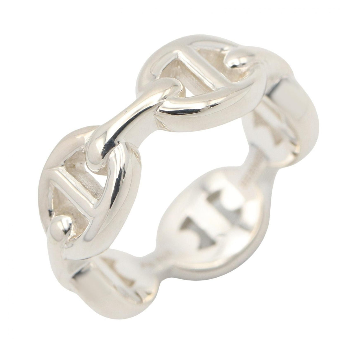 Hermès Enchaînée PM · Sterling Silver Ring
