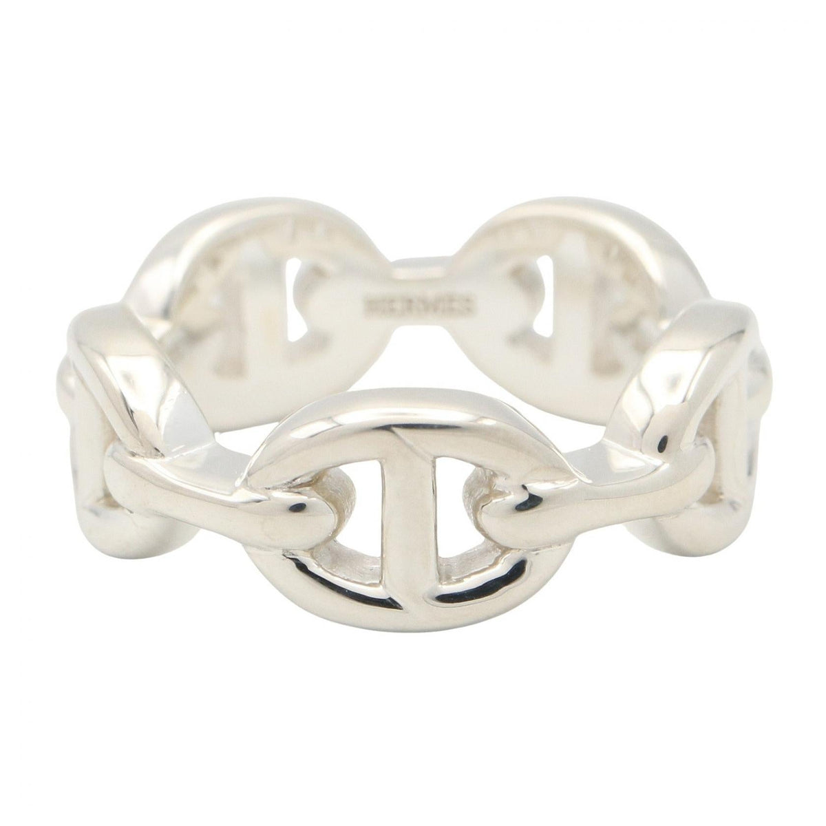 Hermès Enchaînée PM · Sterling Silver Ring