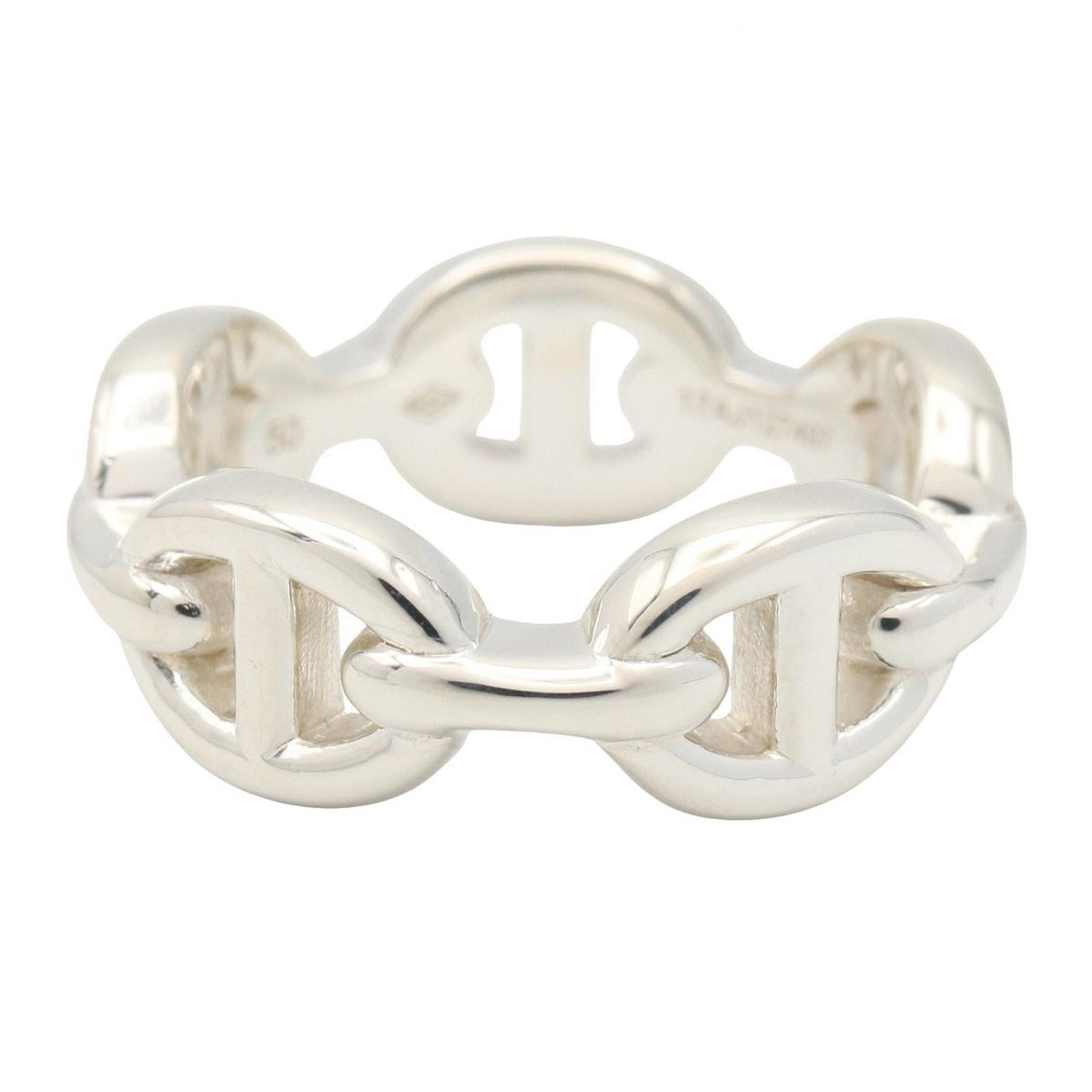 Hermès Enchaînée PM · Sterling Silver Ring