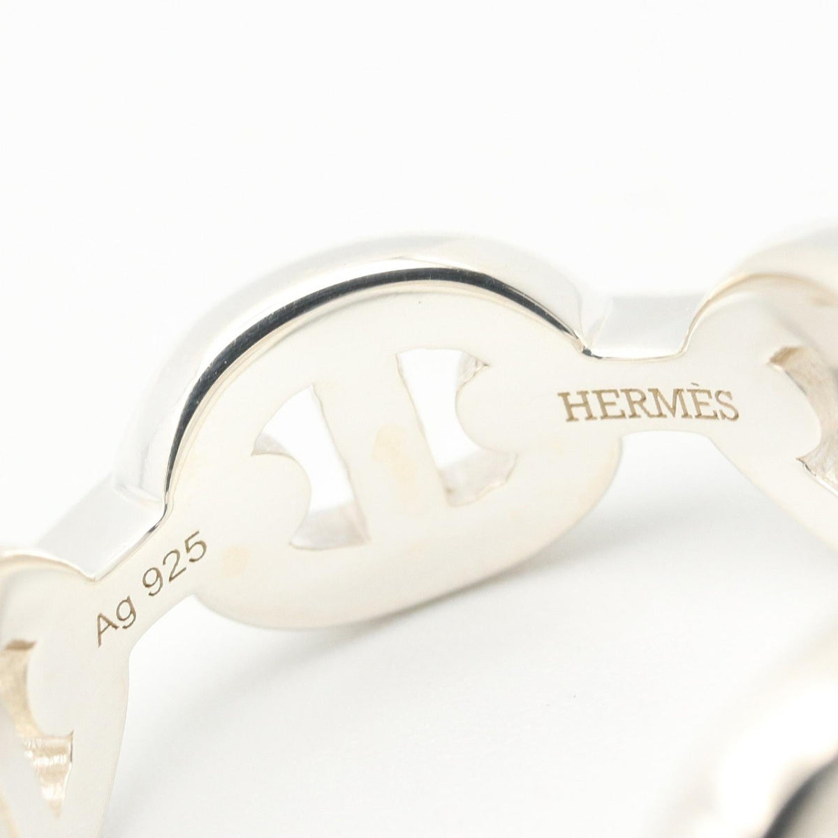 Hermès Enchaînée PM · Sterling Silver Ring