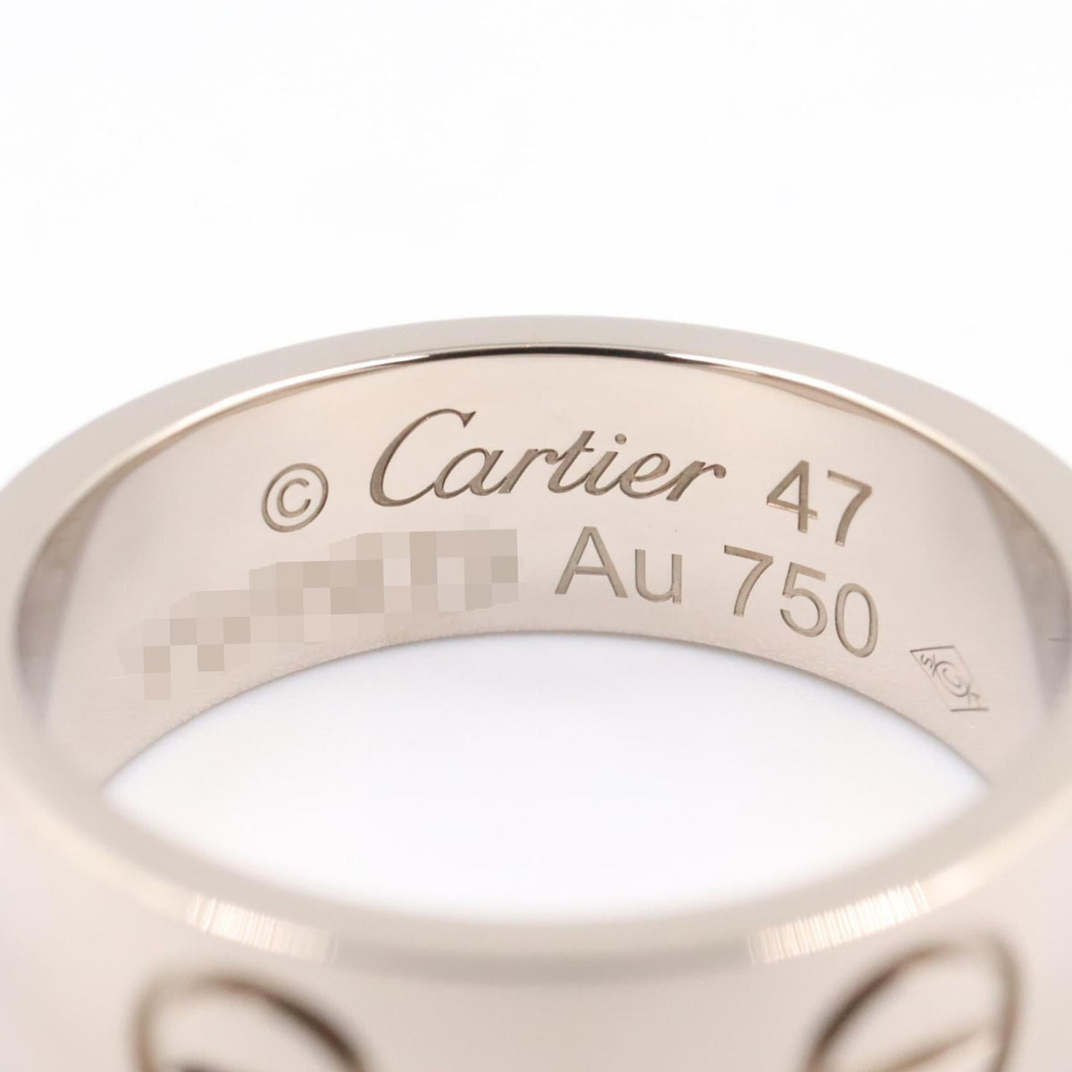 Cartier Love · 18K White Gold Ring