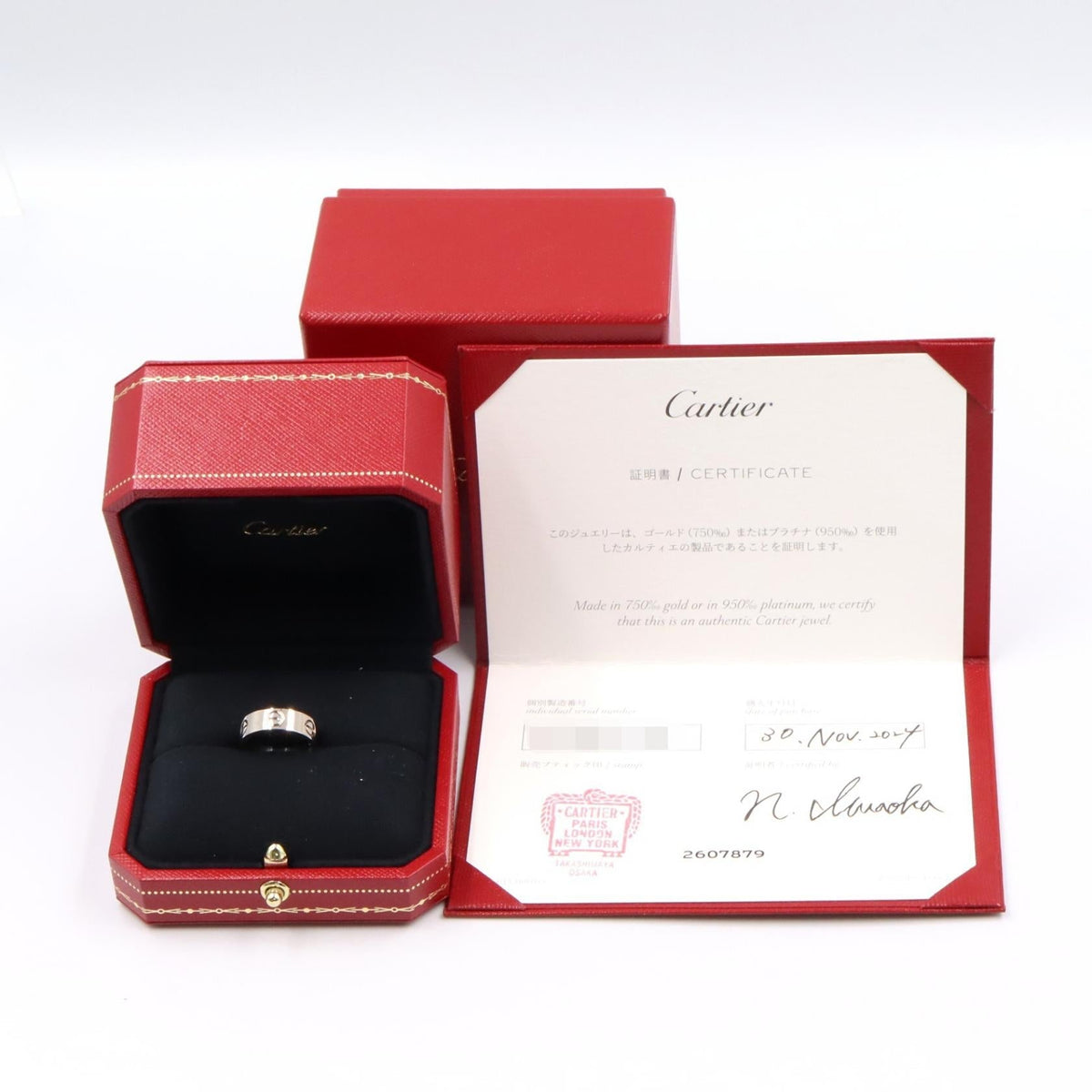 Cartier Love · 18K White Gold Ring