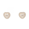 Chanel COCO Mark · Heart Earrings · Pearl