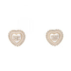 Chanel COCO Mark · Heart Earrings · Pearl