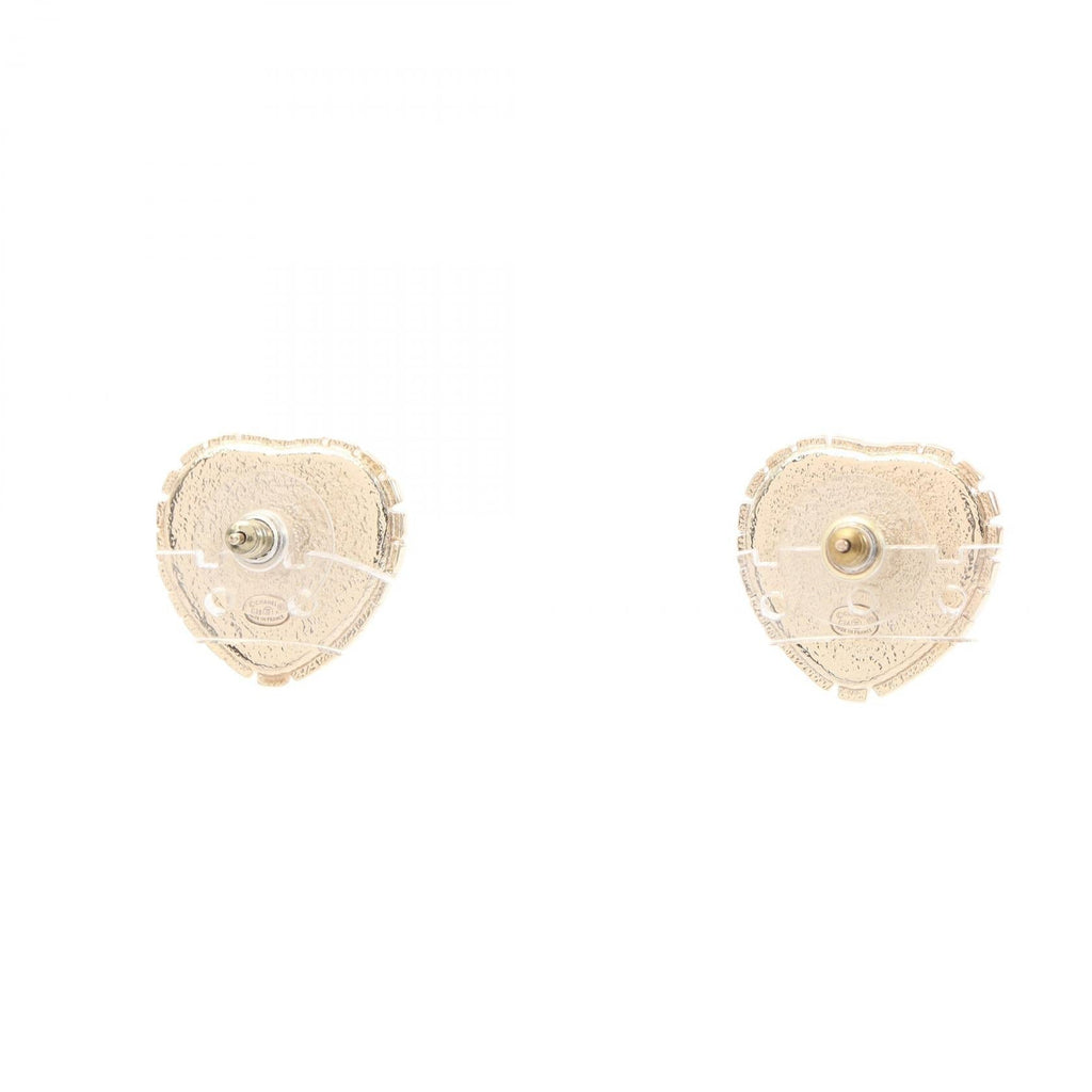 Chanel COCO Mark · Heart Earrings · Pearl