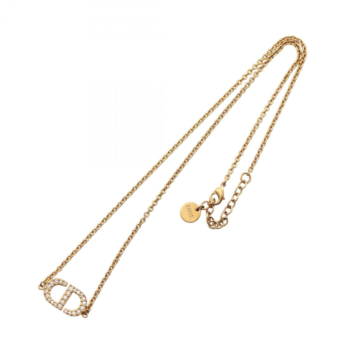 Dior Petit CD · Crystal Pendant Necklace