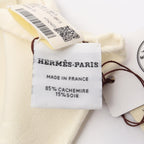 Hermès New Libris · Ivoire · Silk Cashmere
