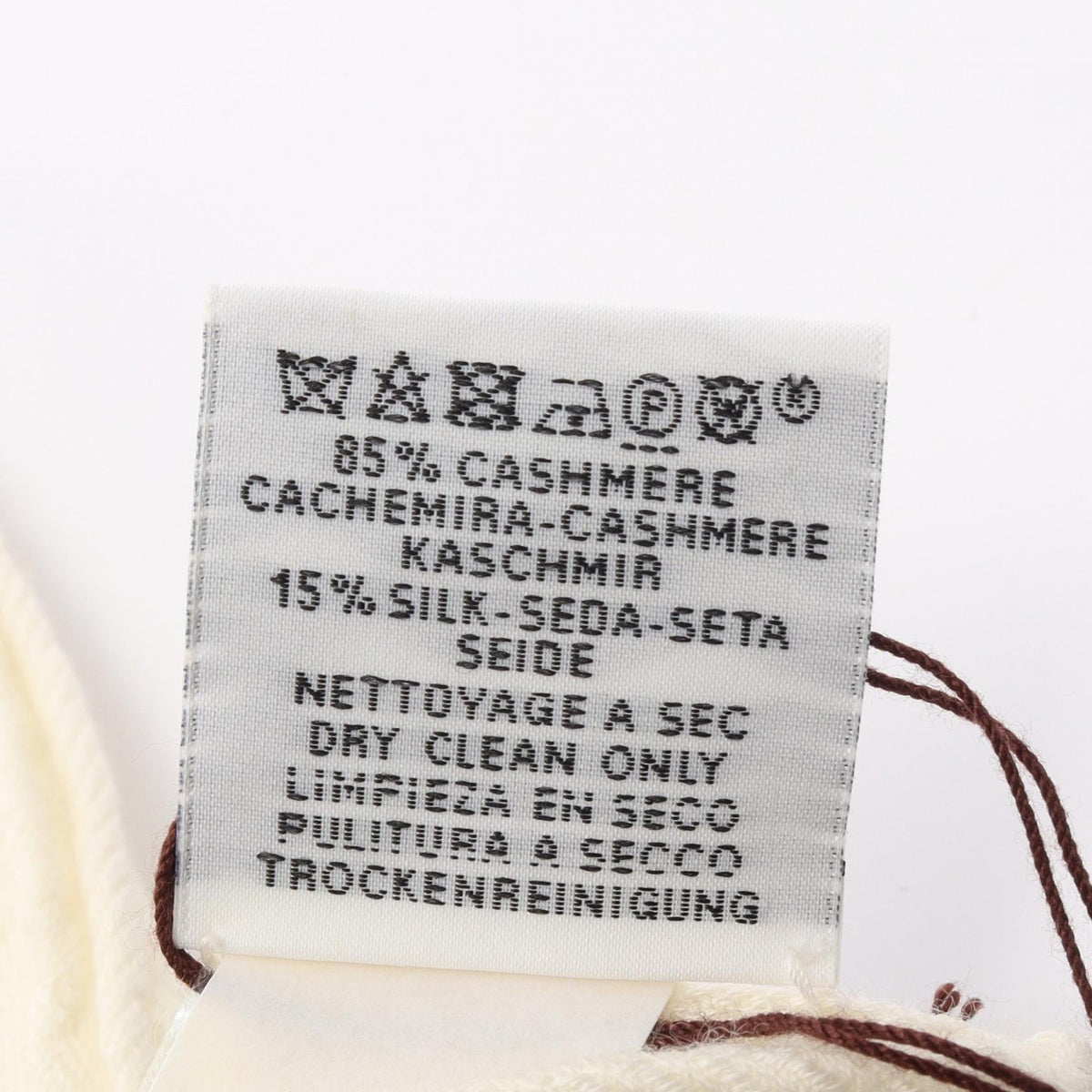 Hermès New Libris · Ivoire · Silk Cashmere