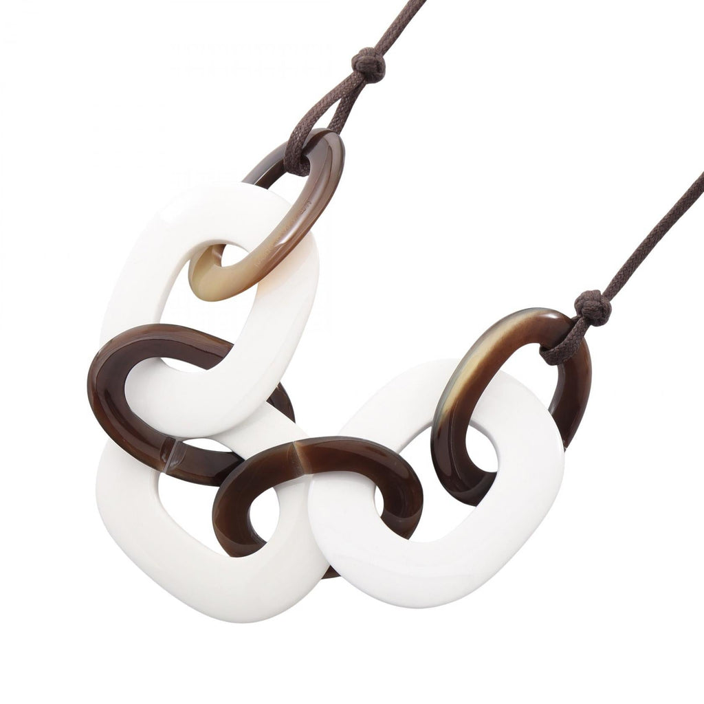 Hermès Caramba · Buffalo Horn Necklace