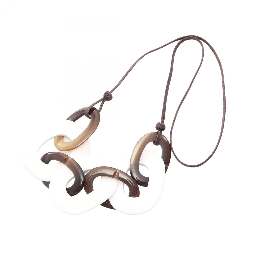 Hermès Caramba · Buffalo Horn Necklace