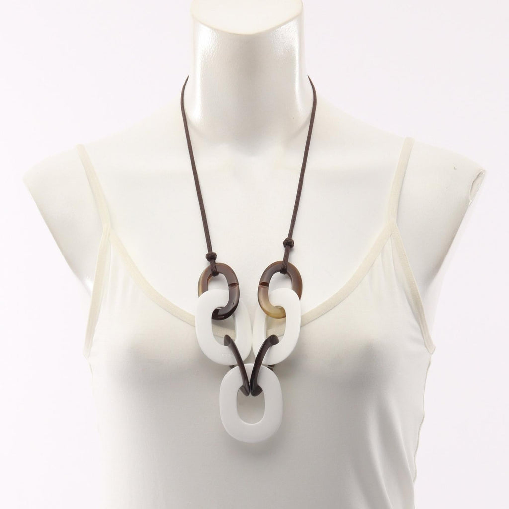 Hermès Caramba · Buffalo Horn Necklace