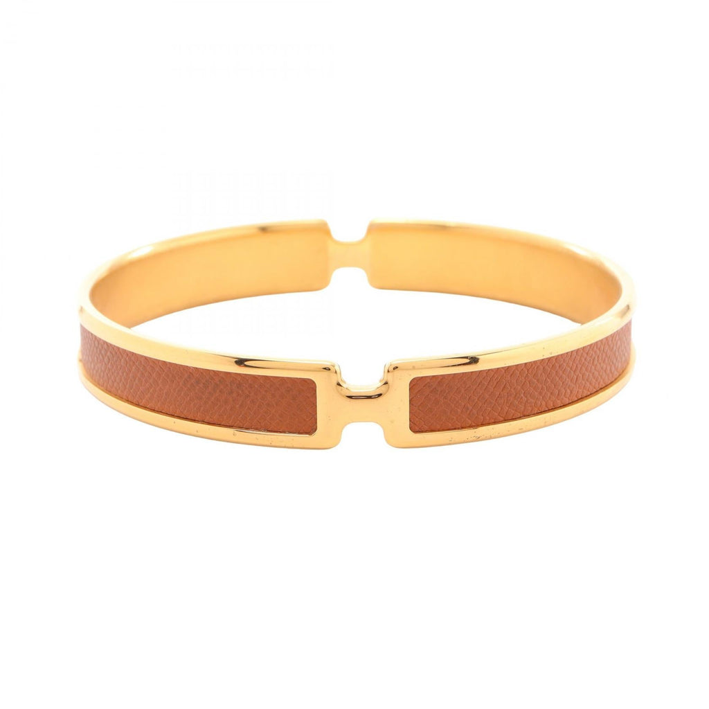 Hermès Olympe · Leather Bangle