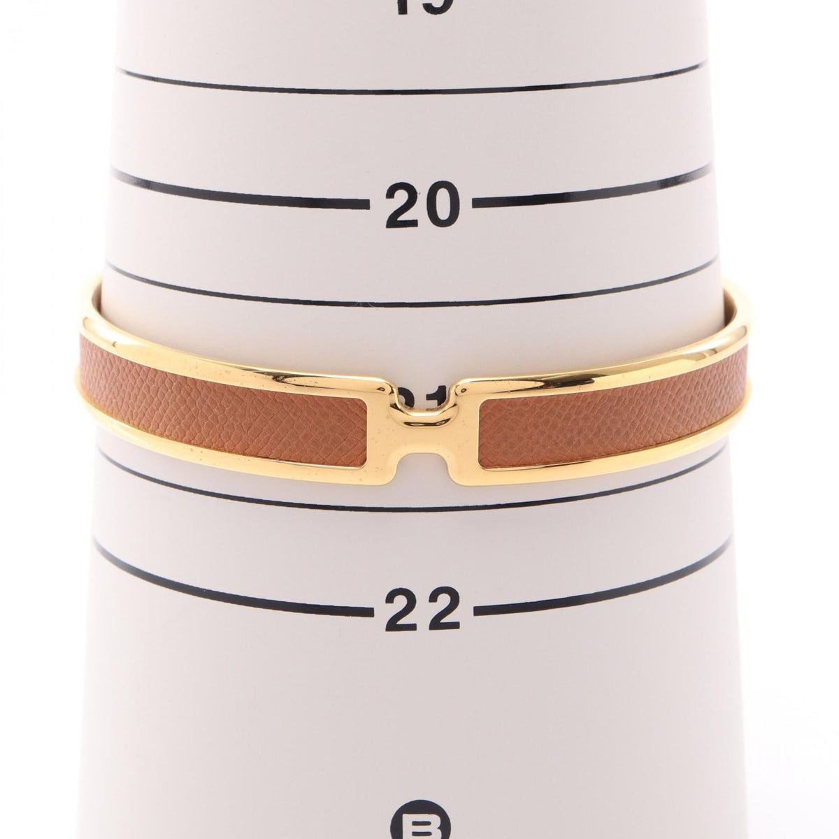 Hermès Olympe · Leather Bangle