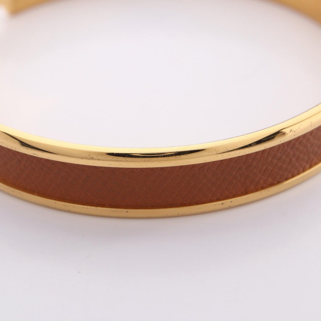 Hermès Olympe · Leather Bangle
