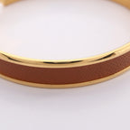 Hermès Olympe · Leather Bangle