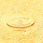CHANEL Cambon · Circle Brooch · Gold Plated