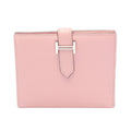 Hermès Bearn Compact · Chèvre · Rose Sakura