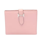 Hermès Bearn Compact · Chèvre · Rose Sakura