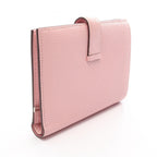 Hermès Bearn Compact · Chèvre · Rose Sakura